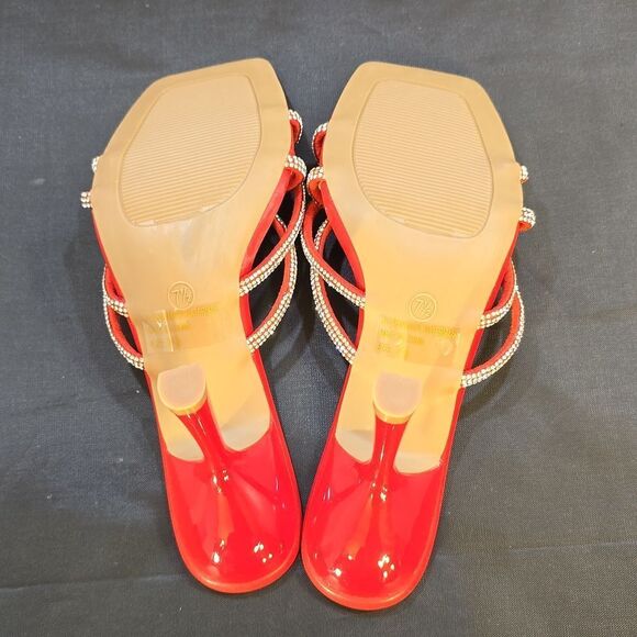 BRAND NEW WILD DIVA RHINESTONE EMBELLISHMENTS ELEGANT STILETTO  HEELS SA… - Picture 14 of 14